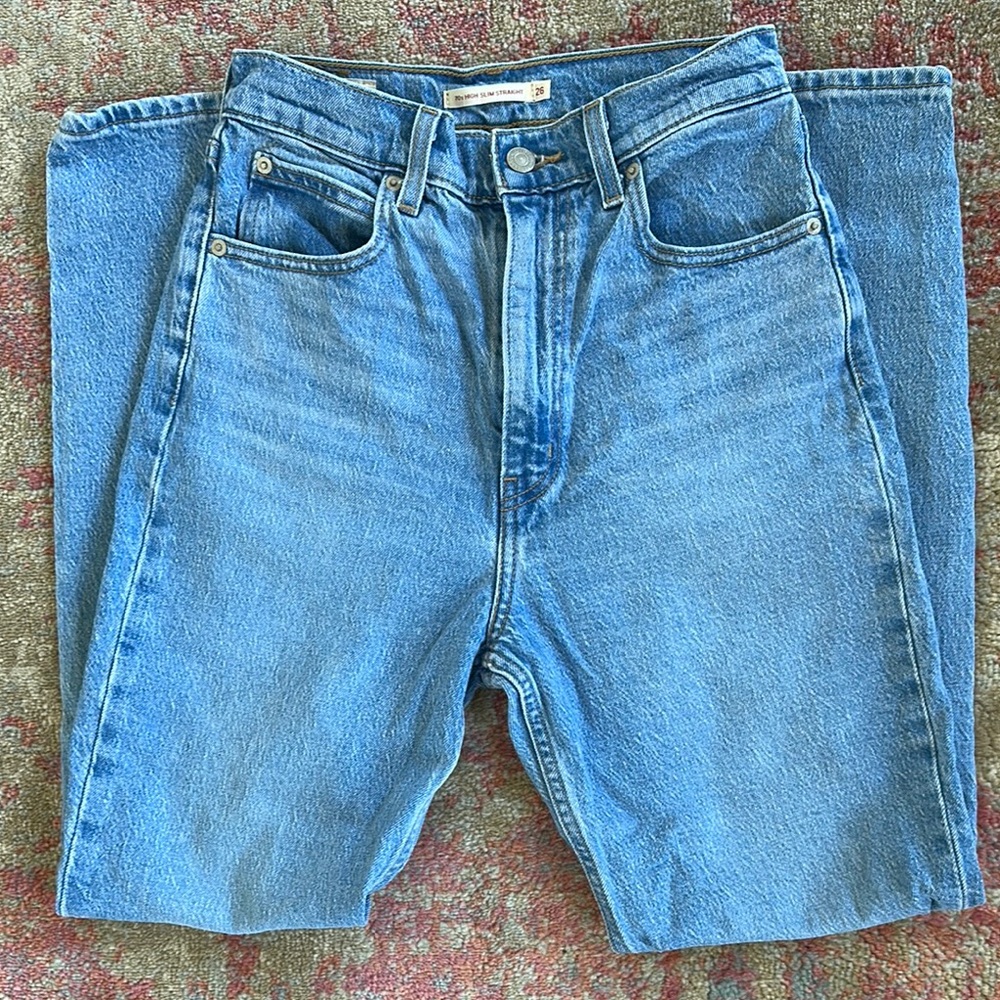 Levi’s 70s high slim straight jean